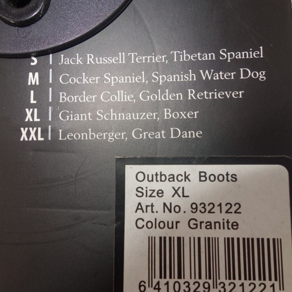 NEW HURTTA Outback Non Slip All Weather Dog Boots Shoes Size XXL - Picture 6 of 9